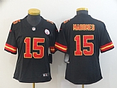 Women Nike Chiefs 15 Patrick Mahomes Black Vapor Untouchable Limited Jersey,baseball caps,new era cap wholesale,wholesale hats